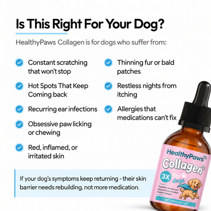 HealthyPaws Liquid Collagen 3x Drops